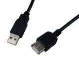 [包头黑色线]1.8米 AM/AF USB2.0延长线