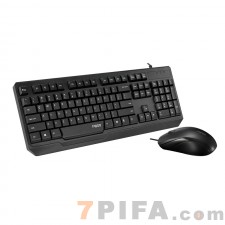 雷柏-NX1720 专业游戏办公有线键鼠套装[U+U]