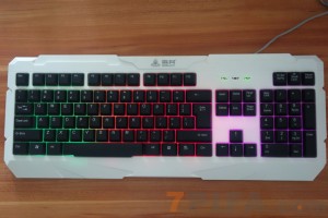 [白色]K-6 霸斧炽焰天使游戏竞技键盘