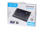 [双音箱大风扇]KX-05高品质超静音笔记本散热器/散热垫