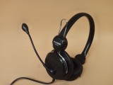 [黑色]M6150 现代HYUNDAI头戴式立体声电脑耳机