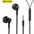 [黑色]QYDZ 新款R15耳机手机通用入耳式耳塞耳麦立体声重低音线控带麦