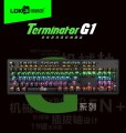 雷迪凯G1七彩发光有线机械键盘