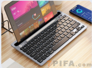 联想来酷KB100蓝牙键盘 笔记本手机平板通用金属超薄键盘