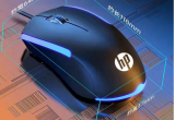 HP惠普M160有线RGB发光鼠标笔记本台式电脑商务办公USB鼠标