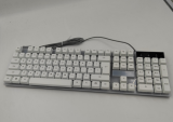 白色发光中性usb单键盘